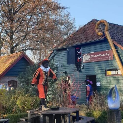 Kunststof picknickset Siena 11 Onze picknickset met de Pieten van Sinterklaas erop :-)